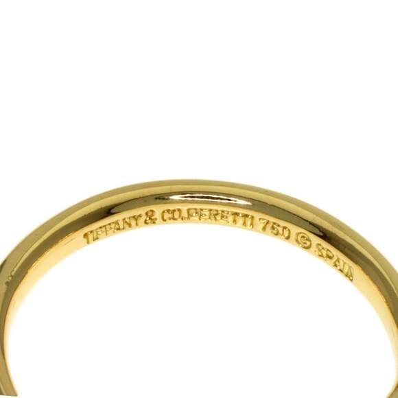 Tiffany & Co. Tiffany T. True 18K Rose Gold Band Ring 8MM  TIFFANY Authentic 18k Gold Ring